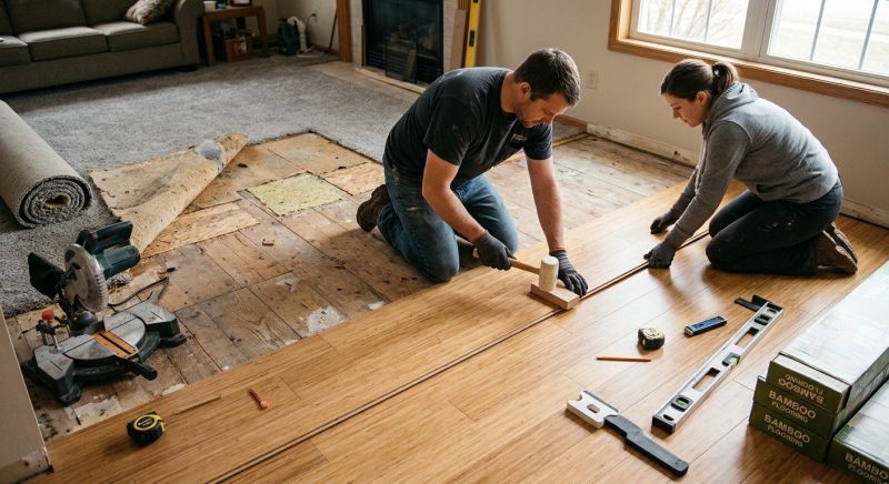 Bamboo Flooring Installation in Parker, CO