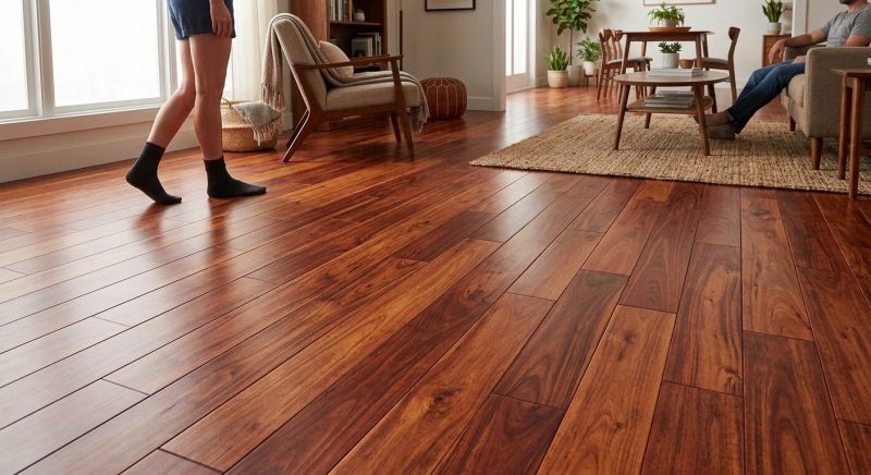 Cherry Floor Installation in Jefferson County, CO