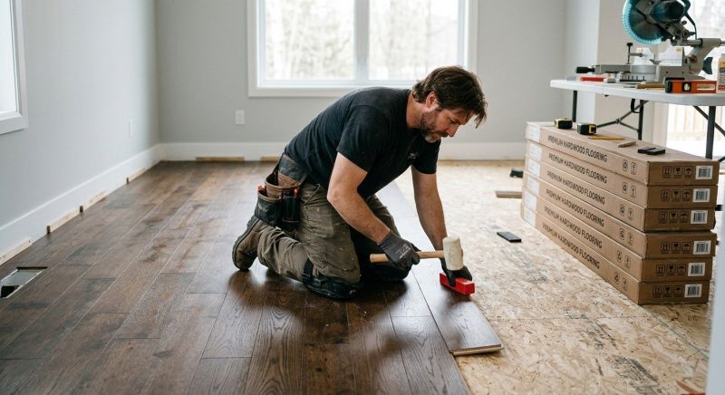 Hardwood Floor Installation in Elizabeth, CO