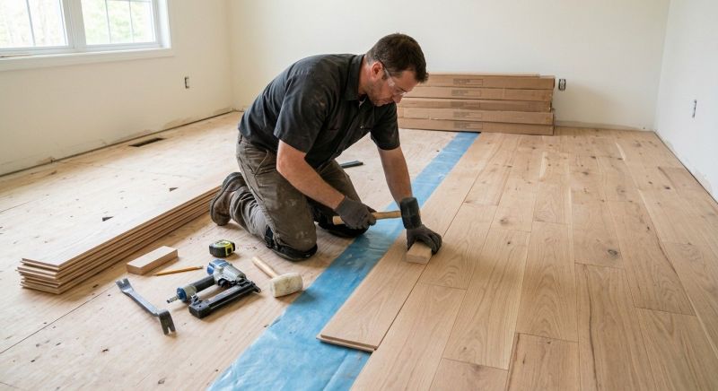 Hardwood Floor Installation in Elizabeth, CO