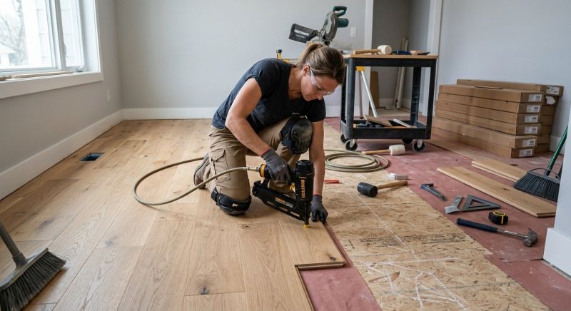 Hardwood Floor Installation in Elizabeth, CO