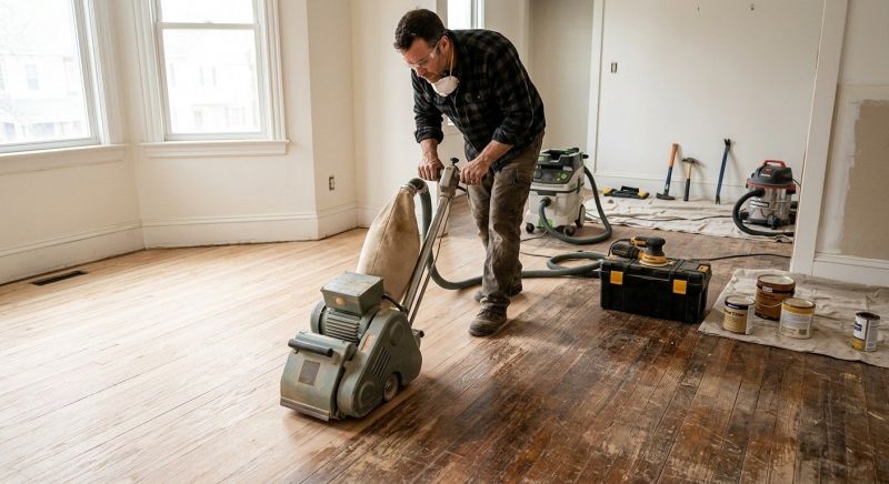 Hardwood Floor Renovation in Parker, CO