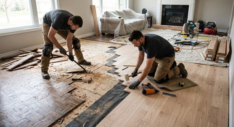Hardwood Floor Renovation in Parker, CO