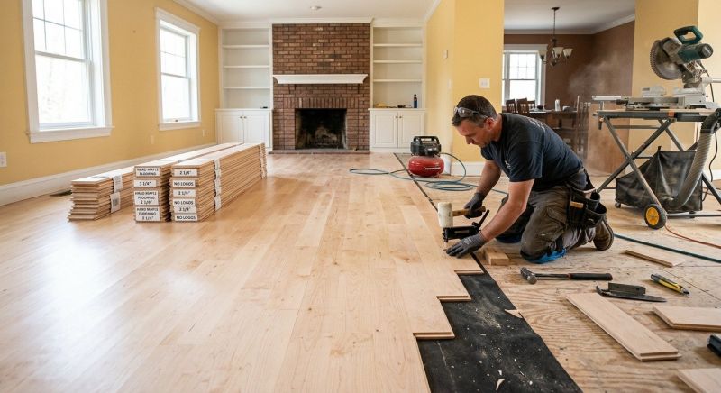 Maple Flooring Installation in Douglas County, CO