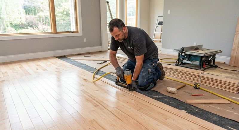 Maple Flooring Installation in Larkspur, CO