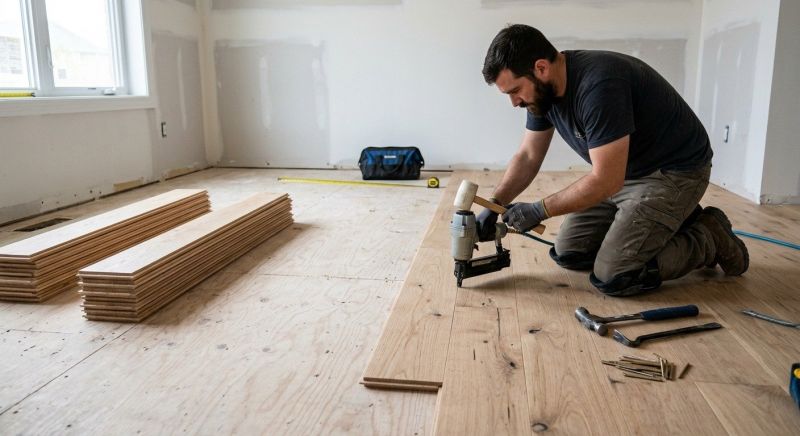 Oak Floor Installation in Castle Rock, CO