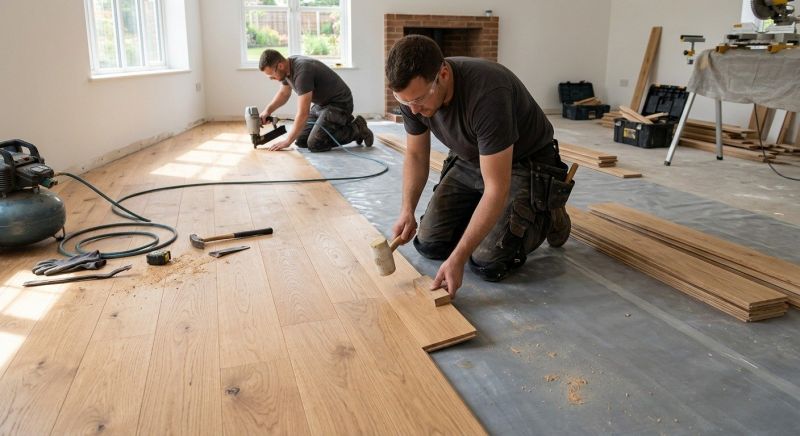 Oak Floor Installation in Englewood, CO