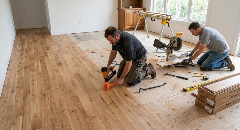 Oak Floor Installation in Littleton, CO