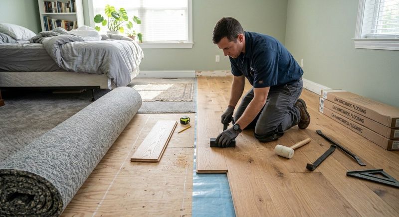 Oak Floor Replacement in Parker, CO