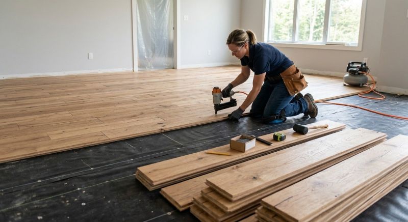 Plank Floor Installation in Parker, CO