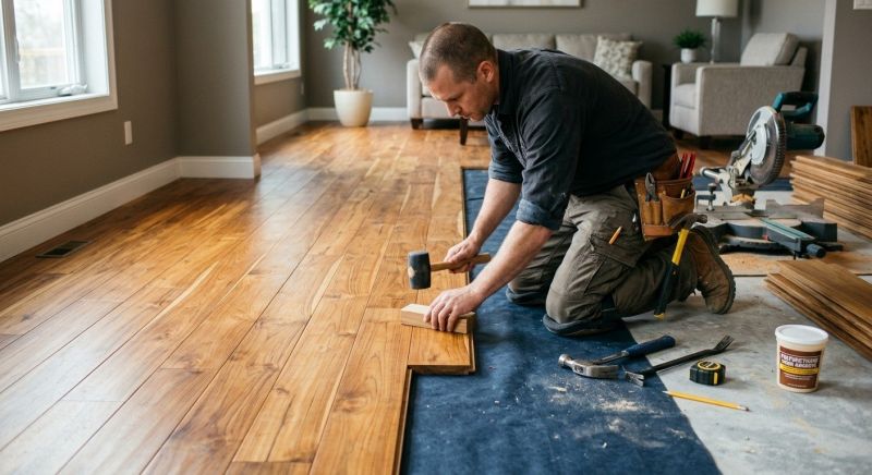 Teak Flooring Installation in Parker, CO