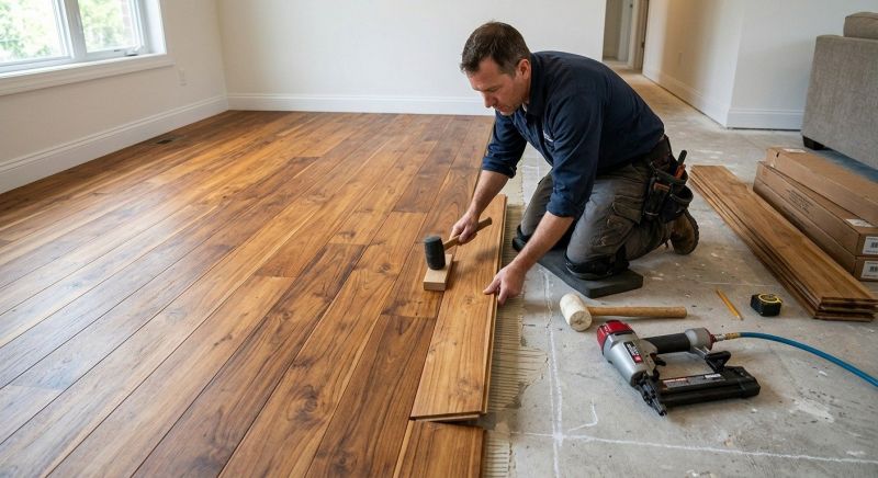 Teak Flooring Installation in Parker, CO